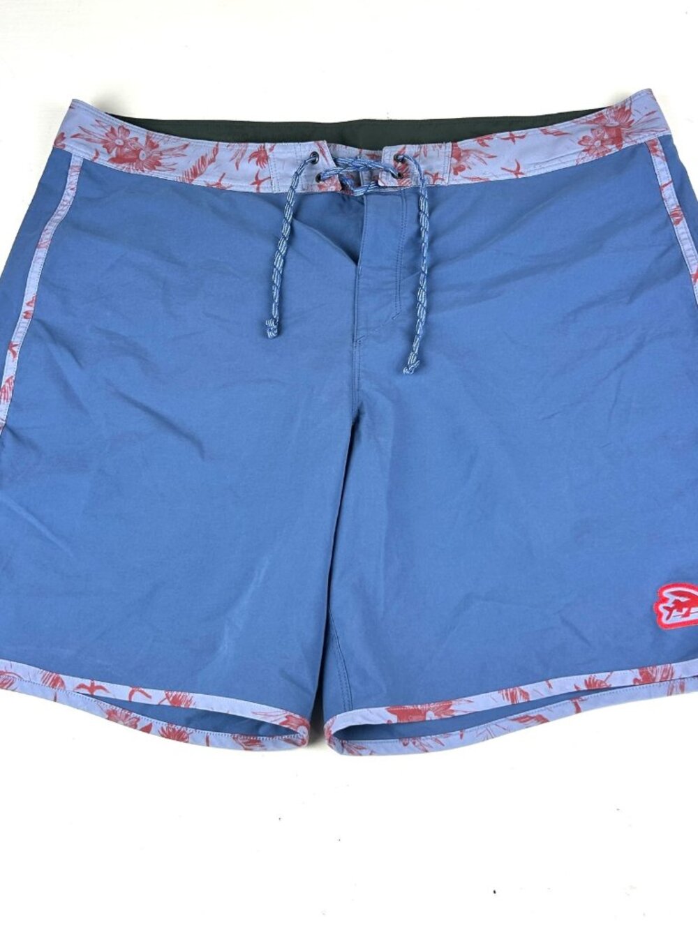 Patagonia Men's Hydro Series Boardshorts Size 38 Blue Floral Trim